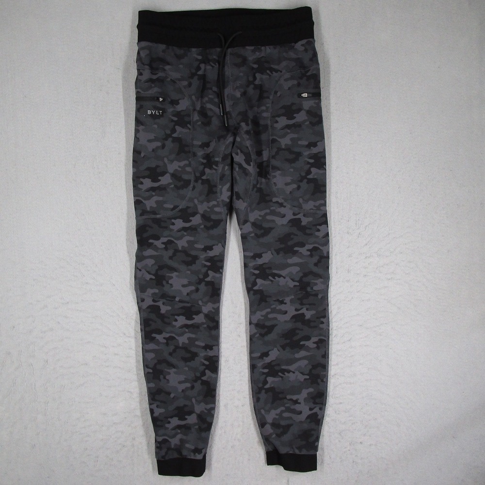 BYLT Premium Basics Elite Jogger Men Medium Gray Camo P_JOG_ACM_M Athletic Pants